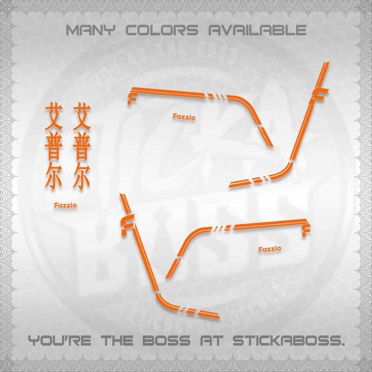 FAZZIO DECALS (2026 JAPAN LINES) STICKER KITS BY STICKABOSS