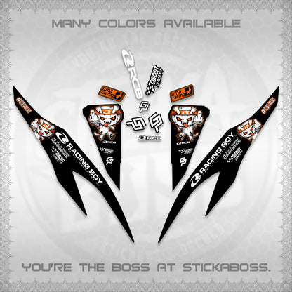 CLICK V2 DECALS (2026 RACE ZOMBIE DESIGN)STICKER DECALS By STICKABOSS