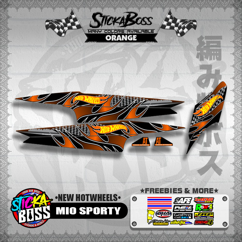 MIO SPORTY DECALS ( NEW HOTWHEELS )【WITH FREEBIES】