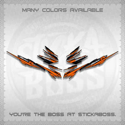 RAIDER 150 FI SATRIA DECALS (MINIMALIST 0016 DESIGN)STICKER DECALS By STICKABOSS