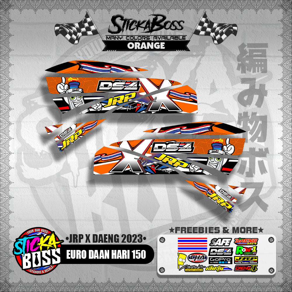 EURO DAAN HARI 150 DECALS ( JRP X DAENG 2023 )【WITH FREEBIES】