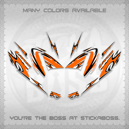 CLICK 125 V4 VARIO STRIPING FOR WHITE DECALS (2026 NEW LED DESIGN) STICKER DECALS By STICKABOSS