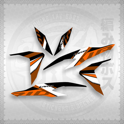 STICKER DECALS for CLICK V2 (CV2VA20MA) By STICKABOSS (SOFIE LAMINATED WATERPROOF)