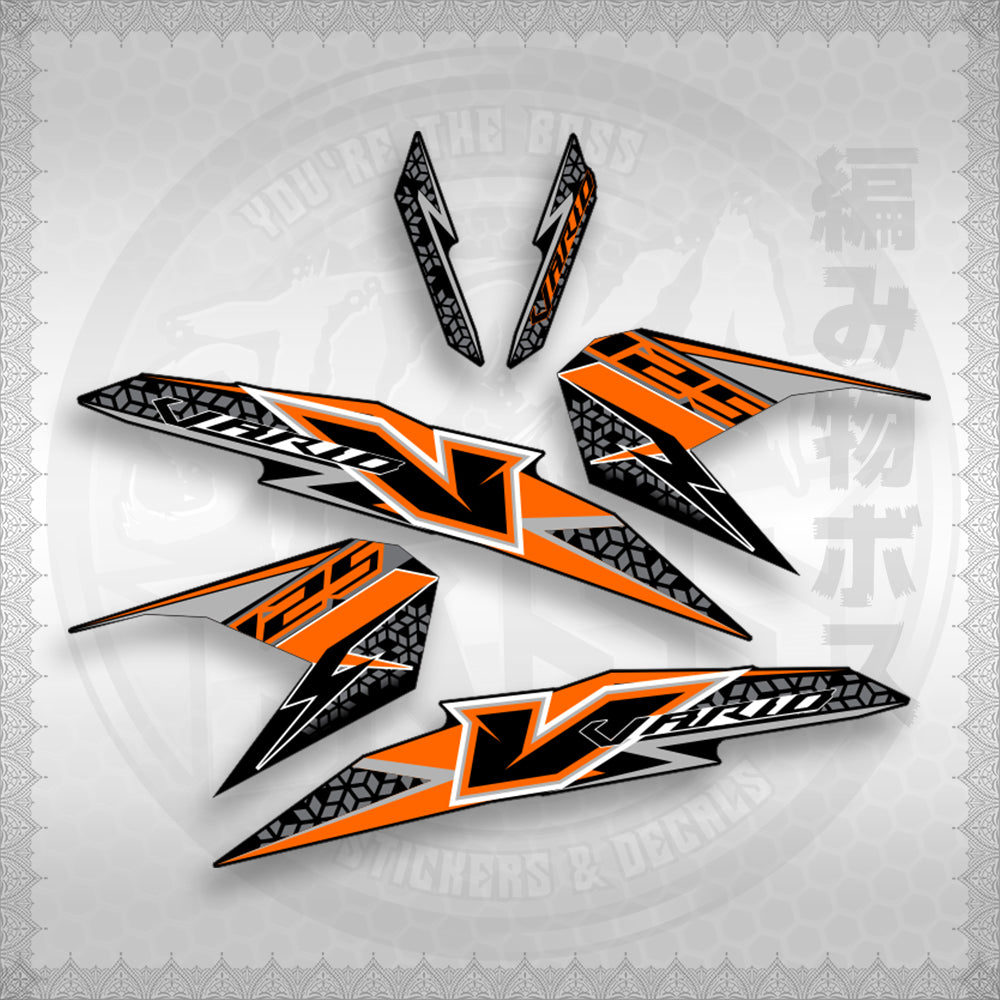 CLICK 125 V3 MALAY / INDO CONCEPT (CV3STSTVAA29) By STICKABOSS (SOFIE LAMINATED WATERPROOF)