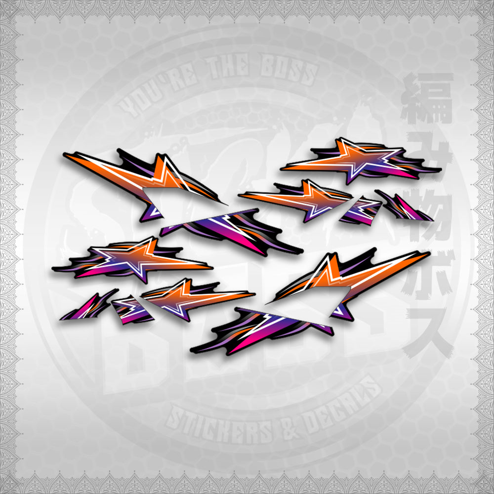 STICKER DECALS for NMAX V2 INDO (NV22002STLI) By STICKABOSS (SOFIE LAMINATED WATERPROOF)