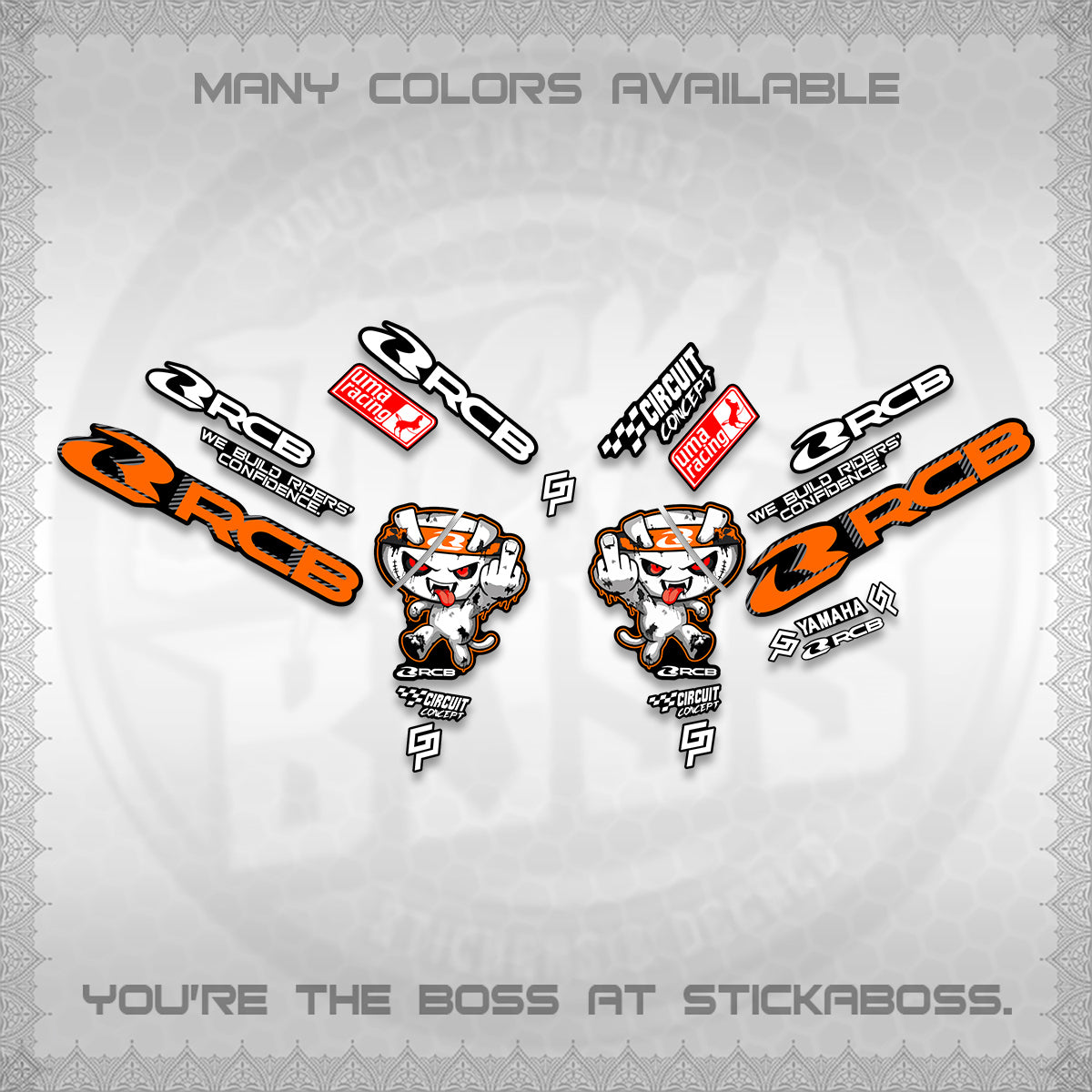 AEROX V2 DECALS (2026 RACE ZOMBIE DESIGN) STICKER DECALS By STICKABOSS