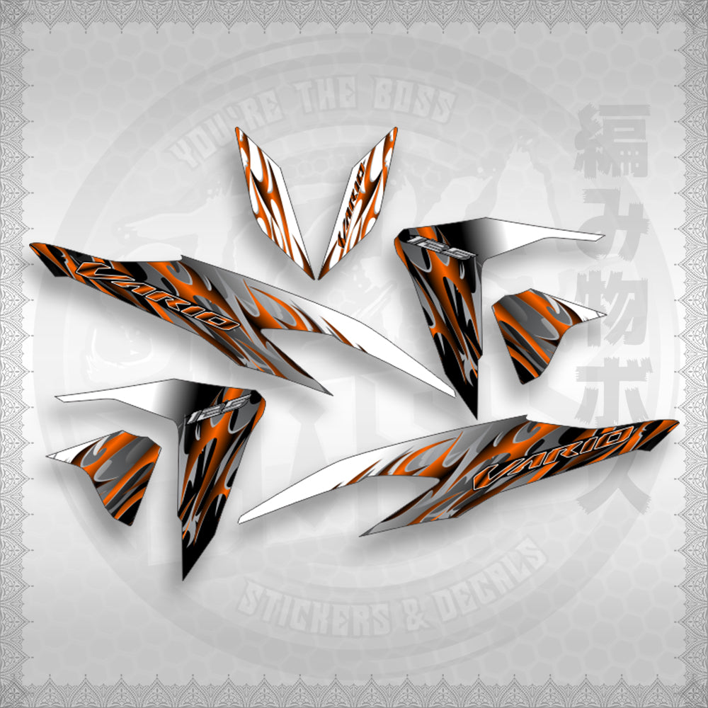 CLICK 125 V2 INDO CONCEPT ( VARIO VALINO ) STICKER DECALS By STICKABOSS