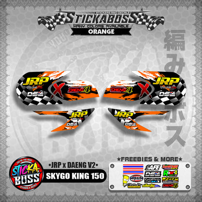 SKYGO KING 150 DECALS ( JRP x DAENG V2 )【WITH FREEBIES】