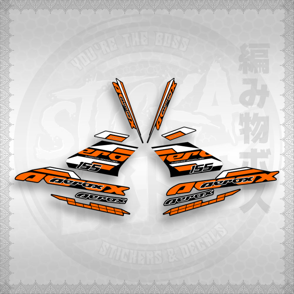 AEROX 155 V1 THAI CONCEPT ( NITRO EDGE ) STICKER DECALS By STICKABOSS