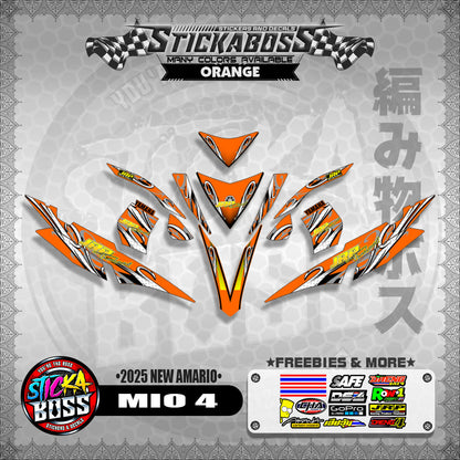 MIO 4 STICKER DECALS ( 2025 NEW AMARIO )【WITH FREEBIES】