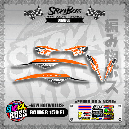 CLICK 150 V2 DECALS FOR WHITE ( NEW CUSTOM STRIPPING GAME CHANGER )【WITH FREEBIES】
