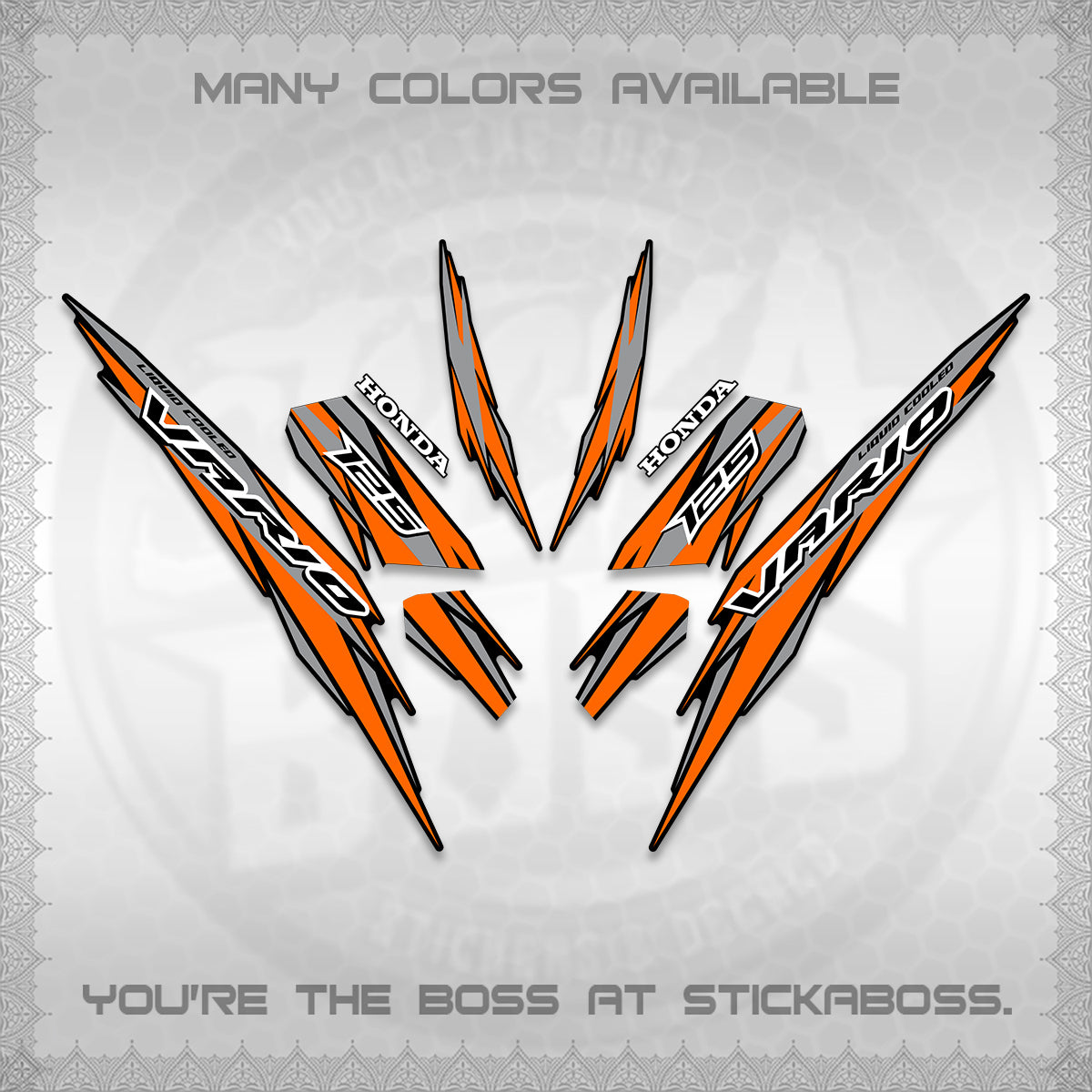 CLICK 125 V3 INDO DECALS (2024 SV 22-A1 STYLE) STICKER KITS By STICKABOSS