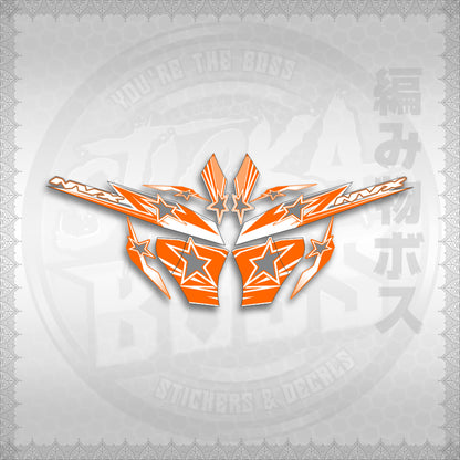 STICKER DECALS for AEROX 155 V2 FOR WHITE (AV220STAP) By STICKABOSS (SOFIE LAMINATED WATERPROOF)