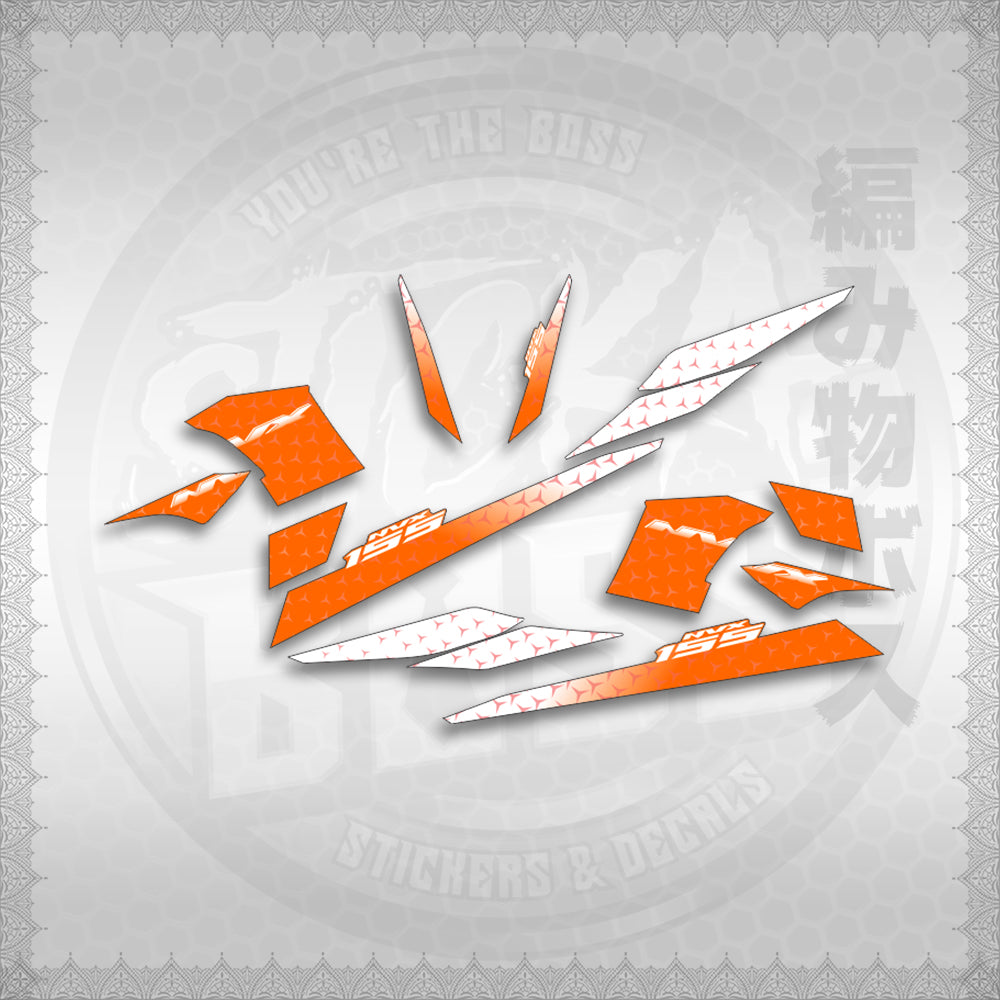 STICKER DECALS for AEROX 155 V2 INDO-MALAYSIAN (AV2SHME) By STICKABOSS (SOFIE LAMINATED WATER