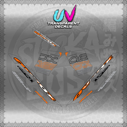 【PREMIUM UV PRINT】TRANSPARENT AEROX V3 ALPHA TURBO INDO (AV3NVBLDE)【WITH FREEBIES】