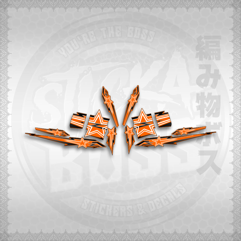 STICKER DECALS for AEROX 155 V2 MALAYSIAN (AV2NESTMO01) By STICKABOSS (SOFIE LAMINATED WATERPROOF)