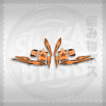 STICKER DECALS for AEROX 155 V2 MALAYSIAN (AV2NESTMO01) By STICKABOSS (SOFIE LAMINATED WATERPROOF)