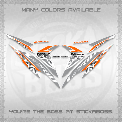 CLICK 125 V2 VARIO FOR WHITE DECALS (2018–2022 STYLE DESIGN) STICKER DECALS BY STICKABOSS