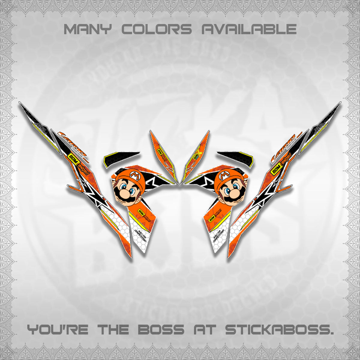 CLICK V3 VARIO DECALS (BOMX VARIO INSPIRED)STICKER DECALS By STICKABOSS
