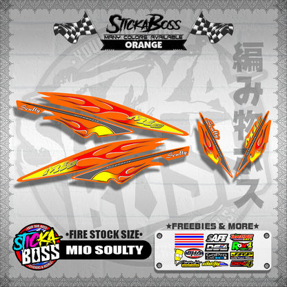 MIO SOULTY DECALS ( FIRE STOCK SIZE )【WITH FREEBIES】