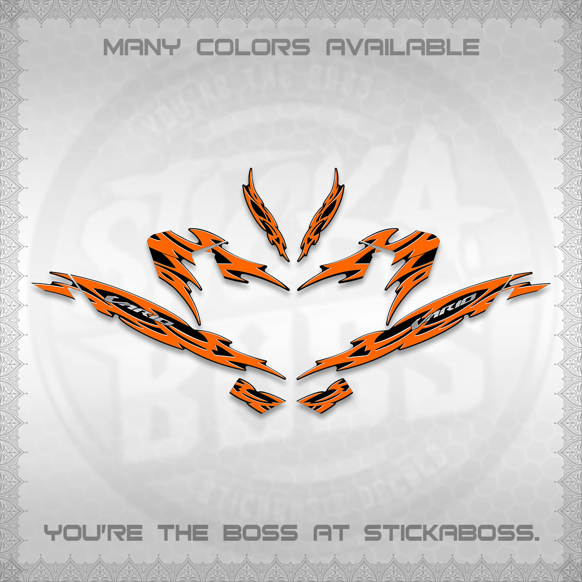 CLICK 125 V4 INDO VARIO DECALS (2026 NUSANTARA STRIPING) STICKER DECALS By STICKABOSS