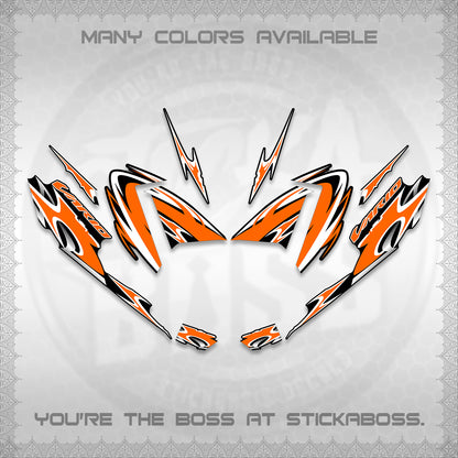 CLICK 125 V4 VARIO STRIPING DECALS (2026 NEW LED DESIGN) STICKER DECALS By STICKABOSS