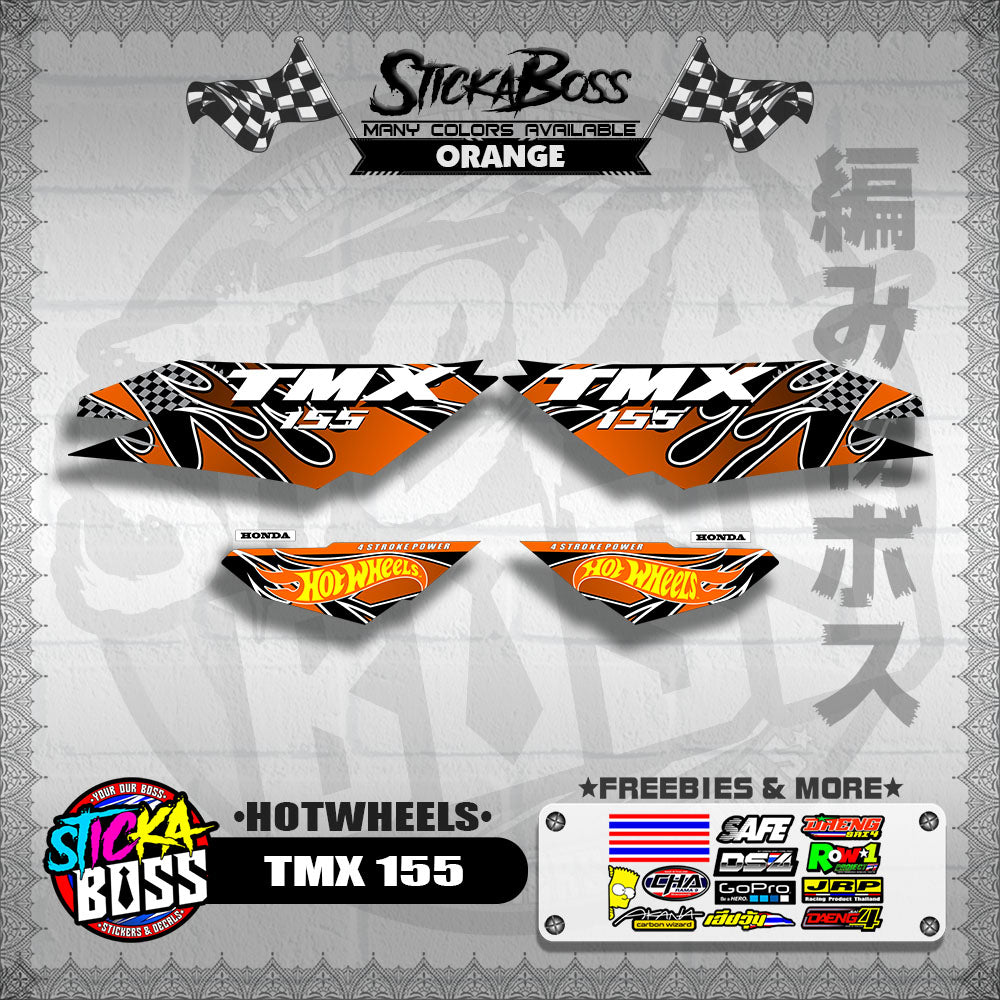 TMX 155 DECALS ( HOTWHEELS )【WITH FREEBIES】