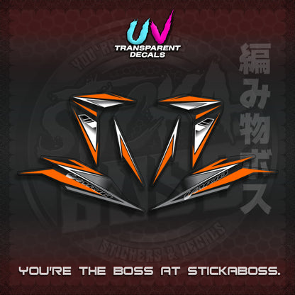 【PREMIUM UV PRINT】CLICK 125 V3 INDO CONCEPT ( TRANSPARENT SLASH BLADE VARIO ) STICKER DECALS By STICKABOSS