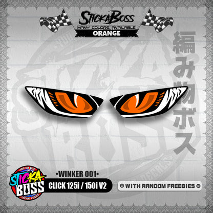 CLICK 125i / 150i V2 (WINKER 001) TRANSPARENT【WITH FREEBIES】