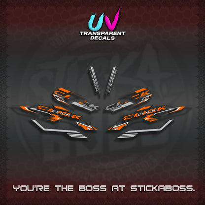 【PREMIUM UV PRINT】TRANSPARENT CLICK 125 V3 INDO-MALAY  VARIO DECALS (2026 CODE2 DESIGN)By STICKABOSS
