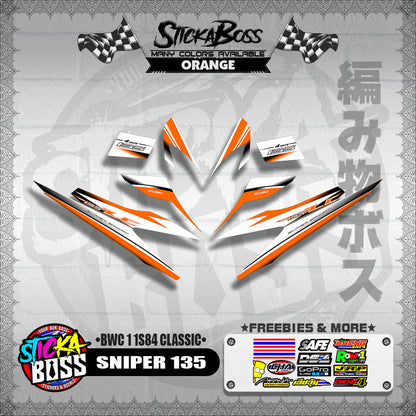 SNIPER 135 DECALS ( BWC 1 1S84 CLASSIC )【WITH FREEBIES】
