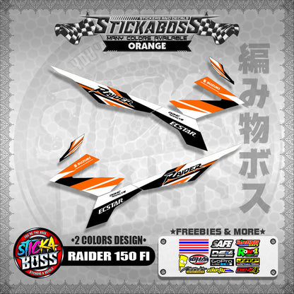 RAIDER 150 FI MALAYSIAN STICKER DECALS ( 2 COLORS DESIGN  )【WITH FREEBIES】
