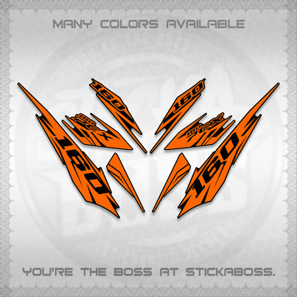 PCX 150 160 INDO DECALS (2026 NEW 08 DESIGN) STICKER DECALS By STICKABOSS