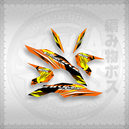 STICKER DECALS for CLICK 125 V3 ( VARIO STREET ) By STICKABOSS (SOFIE LAMINATED WATERPROOF)