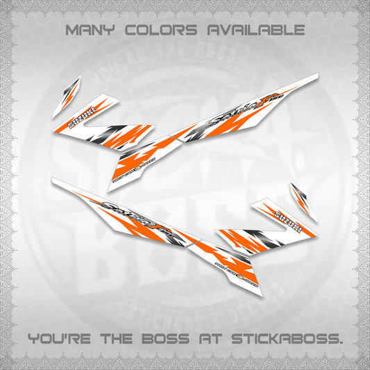 RAIDER 150 FI FOR WHITE SATRIA DECALS (TH CODE 2) STICKER DECALS BY STICKABOSS (Copy) (Copy)