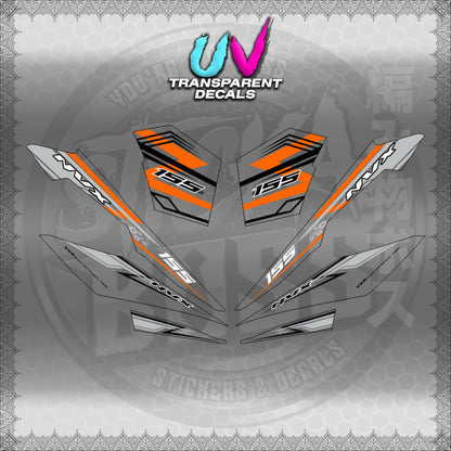 【PREMIUM UV PRINT】TRANSPARENT AEROX V3 ALPHA TURBO INDO (AV3NVRAST) 【WITH FREEBIES】