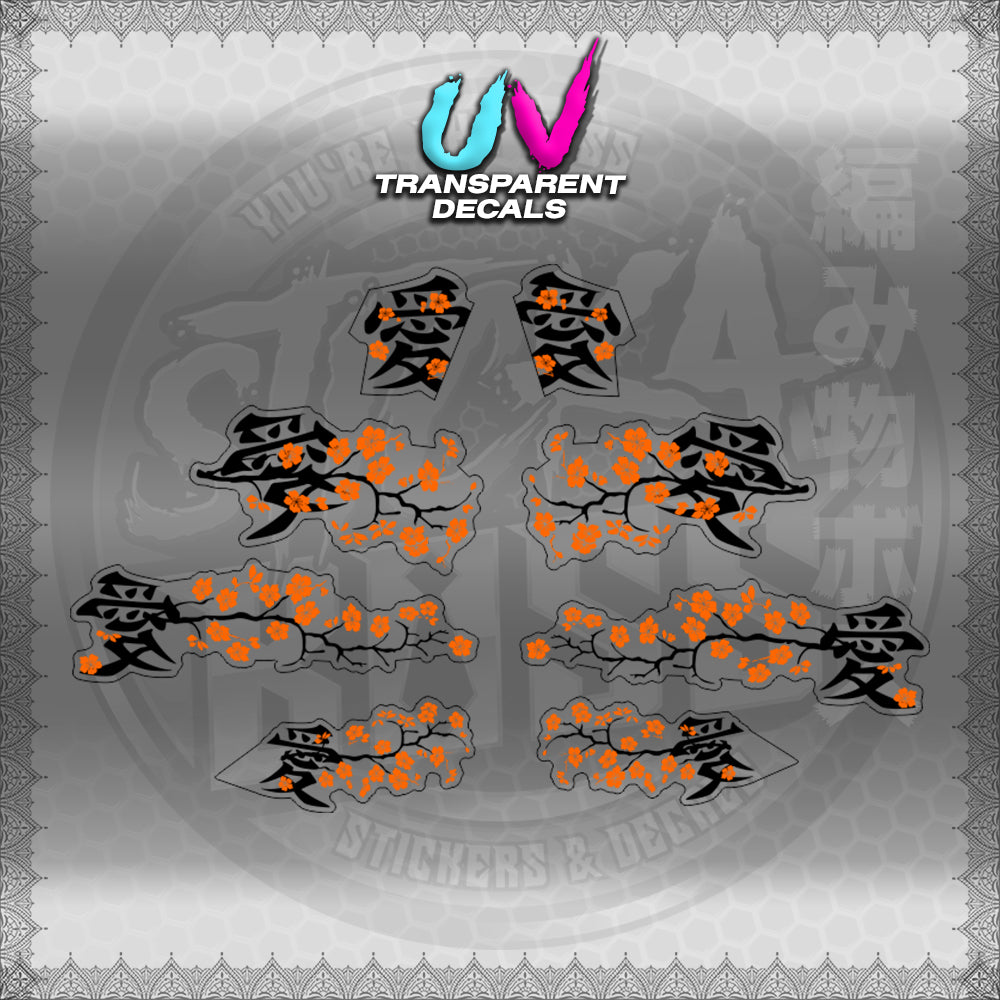 【PREMIUM UV PRINT】TRANSPARENT NMAX V3 TURBO INDO (NV3SAXFLR)【WITH FREEBIES】