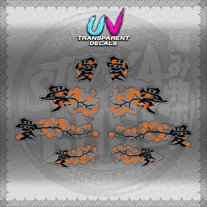 【PREMIUM UV PRINT】TRANSPARENT NMAX V3 TURBO INDO (NV3SAXFLR)【WITH FREEBIES】