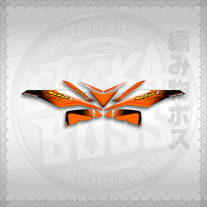 STICKER DECALS for MIO I 125 (MIIMXSODO) By STICKABOSS (SOFIE LAMINATED WATERPROOF)