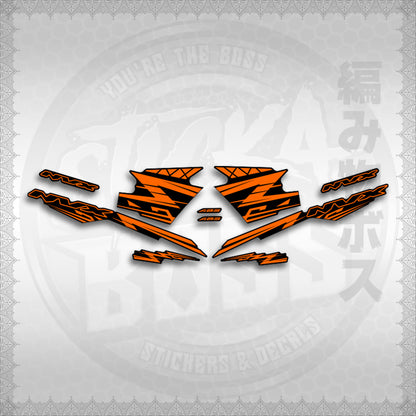 STICKER DECALS for AEROX V3 ALPHA TURBO INDO (AV314ARV9SE) By STICKABOSS (SOFIE LAMINATED WATERPROOF)