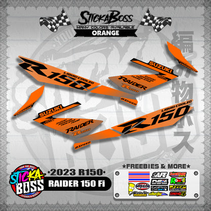 RAIDER 150 Fi DECALS ( 2023 R150 )【WITH FREEBIES】