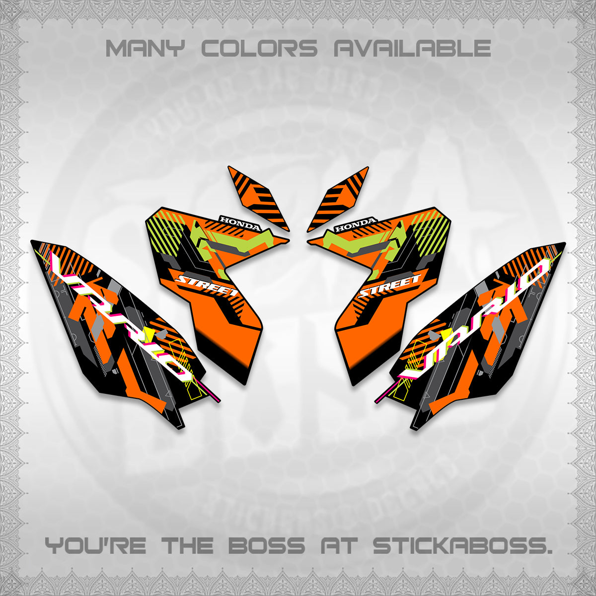CLICK 125 V3 VARIO DECALS (2026 STREET STYLE EDITION) STICKER DECALS By STICKABOSS