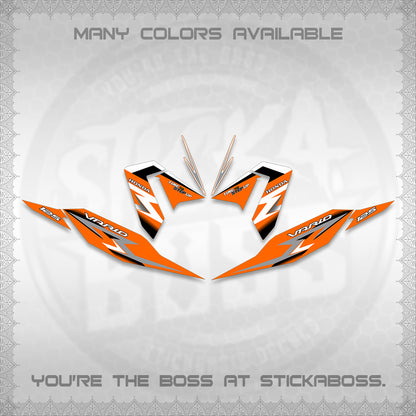 CLICK 125 V4 VARIO DECALS (2026 VR0006 DESIGN) STICKER KITS BY STICKABOSS
