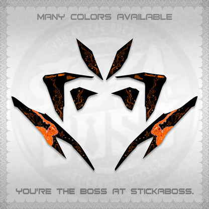 CLICK V2 DECALS (2026 2F2F SWIRL DESIGN) STICKER KITS BY STICKABOSS