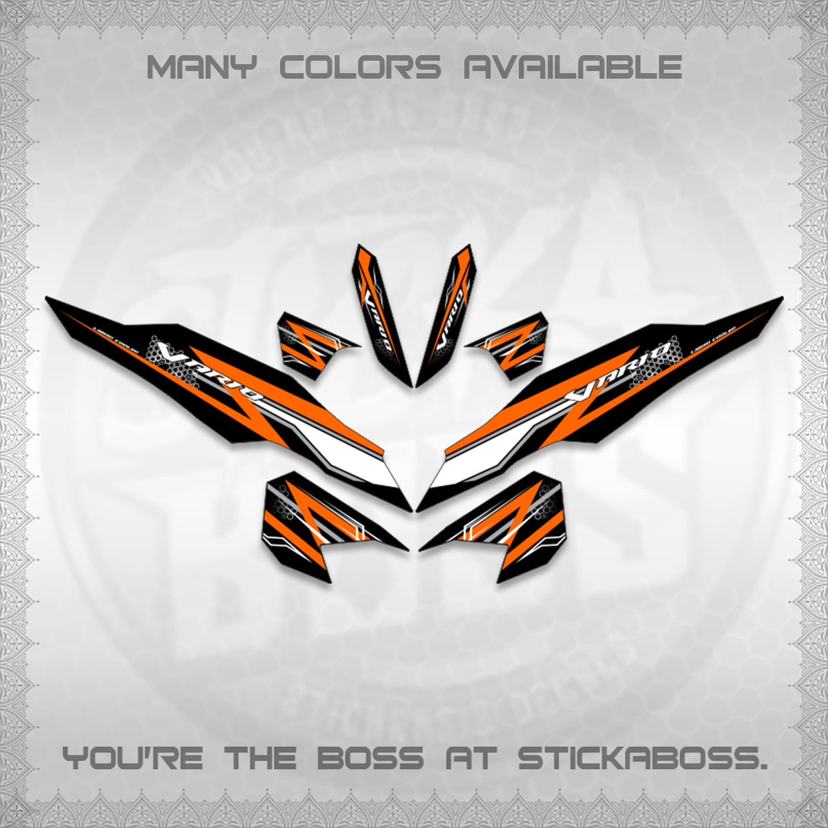 CLICK 125 V3 INDO-MALAY VARIO DECALS (2026 CODE1 DESIGN)STICKER DECALS By STICKABOSS