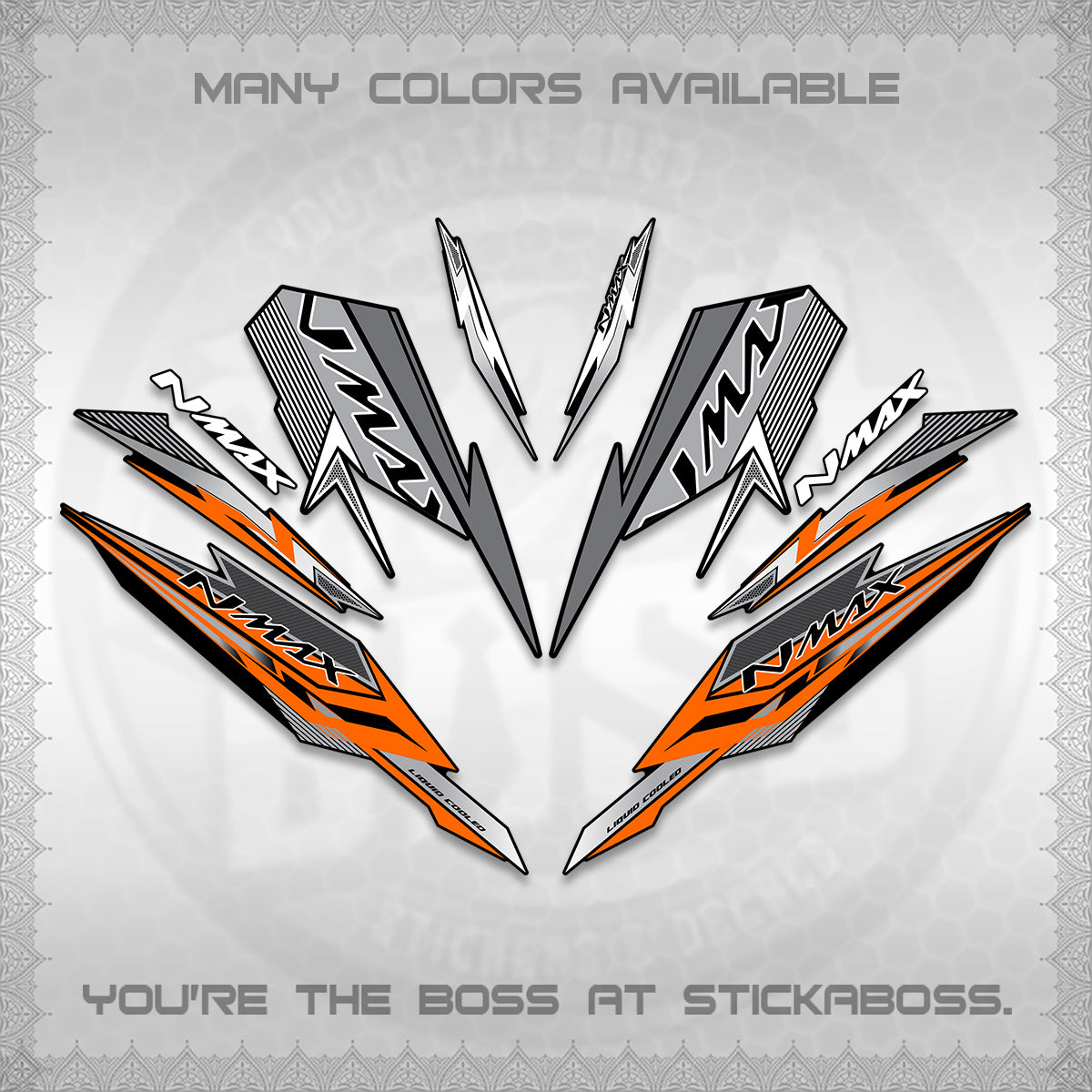 NMAX V2 DECALS (2026 VARIO STYLE) STICKER DECALS By STICKABOSS
