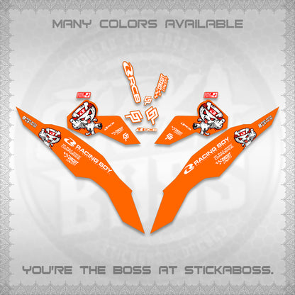 CLICK V3 DECALS (2026 RACE ZOMBIE DESIGN)STICKER DECALS By STICKABOSS