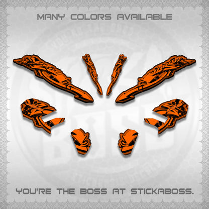 CLICK V3 STRIPING VARIO DECALS (GRAPHITY ARROW DESIGN)STICKER DECALS BY STICKABOSS