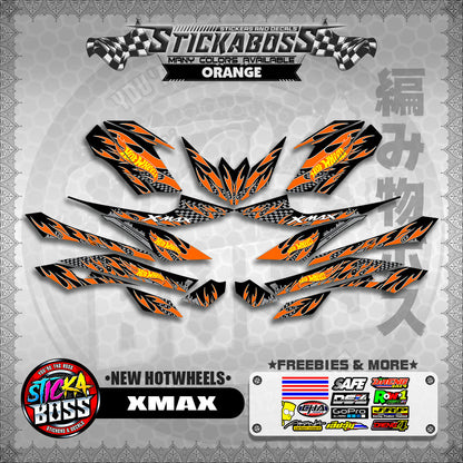 XMAX DECALS ( NEW HOTWHEELS )【WITH FREEBIES】
