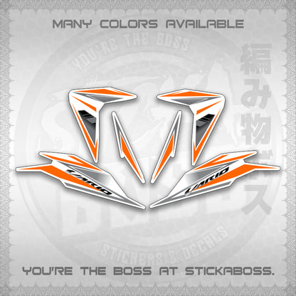 CLICK 125 V3 INDO CONCEPT ( FOR WHITE SLASH BLADE VARIO ) STICKER DECALS By STICKABOSS